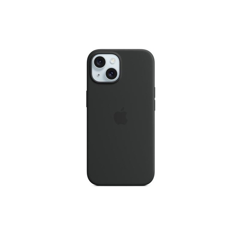 Apple Coque En Silicone Avec Magsafe Pour Iphone 15 Noir