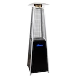 thumbnail of Estufa de gas pirámide baja negra