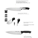 thumbnail of Pirge Ecco Starter Set Profi Messerset mit Tasche 4 Stück - Profi Kochmesser Set - Edelstahl Profi Küchenmesser Set - Messer Set Scharf