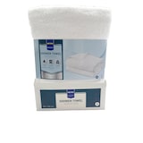 thumbnail of METRO PROFESSIONAL Toalha de banho, algodão, 70 x 140 cm, resistente à máquina de secar roupa, branco, 2 unidades