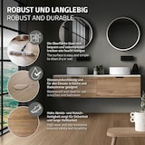 thumbnail of ML-Design PVC Bodenbelag Click Vinyl 4,62 m² 21 Dielen 122x18x0,42 cm Golden Hour Eiche Braun Holzoptik Wasserfest