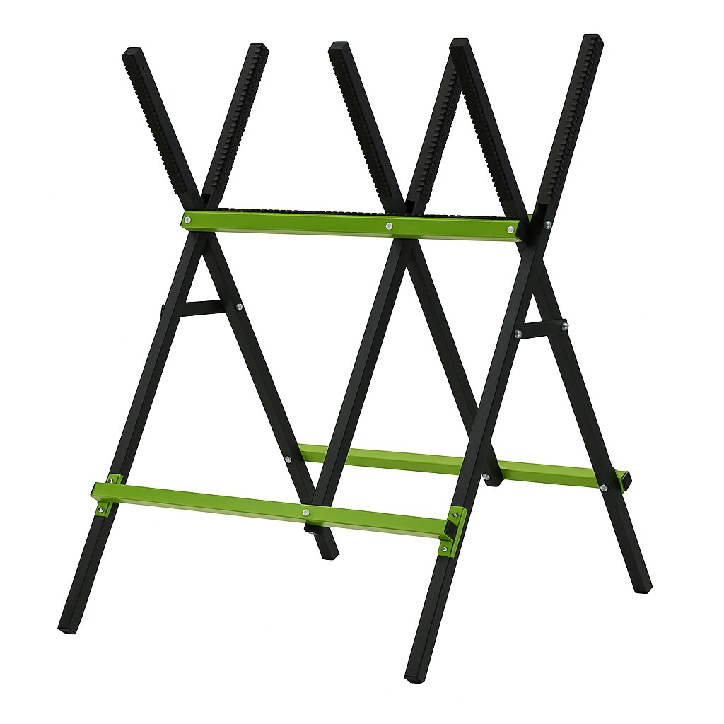 Sägebock Holzsägebock Stahl 3-fach verstellbar für Holz sägen Forstarbeit klappbar