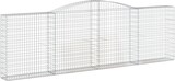 thumbnail of vidaXL Gabionen mit Hochbogen 20Stk. 400x30x120/140cm Verzinktes Eisen