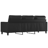 thumbnail of vidaXL 3-Sitzer-Sofa Schwarz 180 cm Kunstleder