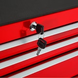 thumbnail of tectake Carrello portautensili con 7 cassetti - rosso - 402799