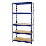 thumbnail of PROREGAL Kellerregal Fast Tiger | HxBxT 180x90x45 cm |  Fachlast 265kg | Blau | Stecksystem Lagerregal Regalsystem