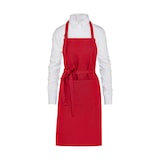thumbnail of LISBON - Organic Heavyweight Bib Apron with Pocket: One Size / Red
