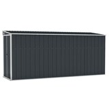 thumbnail of Abri de jardin mural Anthracite 118x382x178 cm Acier Modèle AbriModulable 34