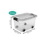 thumbnail of Set Aufbewahrungsboxen 20 ltr. + 40 ltr. + 60 ltr. + 100 ltr. - 1 Stück
