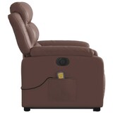 thumbnail of vidaXL Massagesessel mit Aufstehhilfe Elektrisch Braun Kunstleder