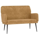 thumbnail of vidaXL Sitzbank Braun 108x79x79 cm Samt
