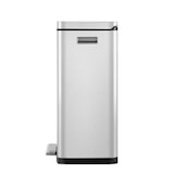 thumbnail of PROREGAL Stilvoller rechteckiger Treteimer mit extra breitem Pedal & gedämpften Stay-Open-Deckel | 45 Liter, HxBxT 65x43,3x33,4cm | Edelstahl