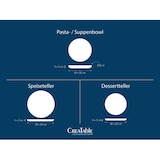 thumbnail of CreaTable Nordic Gourmet Schwarz Tellerset 18-tlg Steinzeug