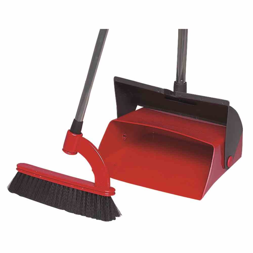 Combi-Kehrgarnitur rot/schwarz