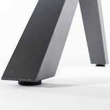 thumbnail of Conjunto de mesas e cadeiras reforçadas para jardim, Mesa extensível 180 a 240 cm, Alumínio e HPL, Cor Antracite