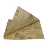 thumbnail of MONOUSO - Papieren Deli Wrap Vetvrij Kraft Times 17x17cm (100 Stuks)