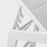 thumbnail of Lettino in acciaio bianco