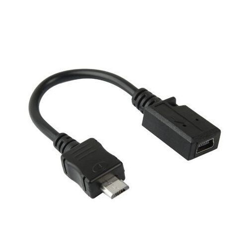 Mini Câble Adaptateur Mini USB Micro USB Femelle Mini USB Mâle Micro USB 13 Cm YONIS
