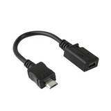 thumbnail of Mini Câble Adaptateur Mini USB Micro USB Femelle Mini USB Mâle Micro USB 13 Cm YONIS