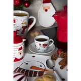 thumbnail of Excelsa set 6 tazze caffè con piattini Snowman porcellana 9 cl multicolore