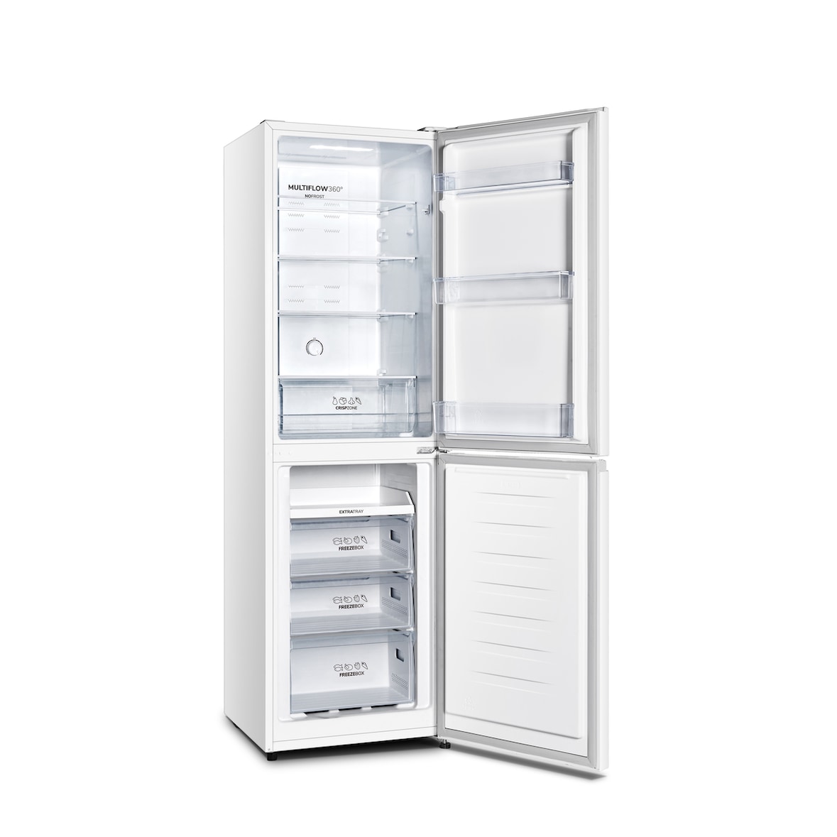 Gorenje NRK418ECW4 Kühl- und Gefrierkombination Freistehend 256 l E Weiß