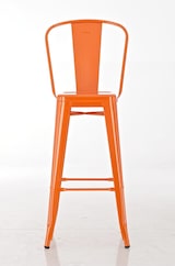 thumbnail of CHEFGASTRO Barhocker PITTSBURGH HxBxT 115x44x52cm Metall Orange Barstuhl