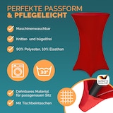 thumbnail of CASARIA® Stehtisch mit Husse Bordeaux-Rot 72 cm  Set