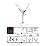thumbnail of BERGNER – Set mit 6 Cocktailgläsern, 35 cl, Crystal Barware Collection