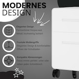 thumbnail of Bisley EasyRoll Rollcontainer mit Hängeregister, Container mit 2 Schubladen abschließbar aus Metall in schwarz, Büro Rollwagen für Hängemappen als