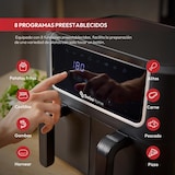 thumbnail of Swiss Home - 2100-W-Heißluftfritteuse mit zwei 3-Liter-Fächern und 8 Kochprogrammen