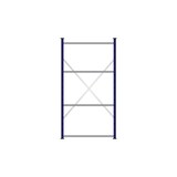 thumbnail of Steckregal mit Fachböden, HxBxT 2000 x 1070 x 415 mm, kunststoffbeschichtet