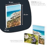 thumbnail of HMF 46973 Magnetischer Bilderrahmen aus Acrylglas, 15 x 21 cm, Transparent