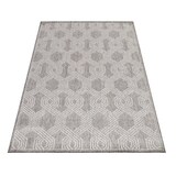 thumbnail of Küchenteppich Geo-Muster Robust Waschbar Strapazierfähig Terrasse Garten Grau 80x150 cm OEKO-TEX Schadstoffgeprüft – ORLA von Kadima Design
