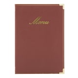 thumbnail of Securit® Menukaart A5 "Classic" - Bordeaux - Kunstleer - 4 zijden