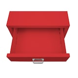 thumbnail of Rollcontainer HWC-L49, Schubladenschrank Stahlschrank Aktenschrank, Metall 55x40x41cm 4 Schubladen ~ rot