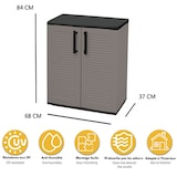 thumbnail of Artplast Schuhschrank mittlerer Höhe – Polypropylen mit verstellbarem Regalbrett