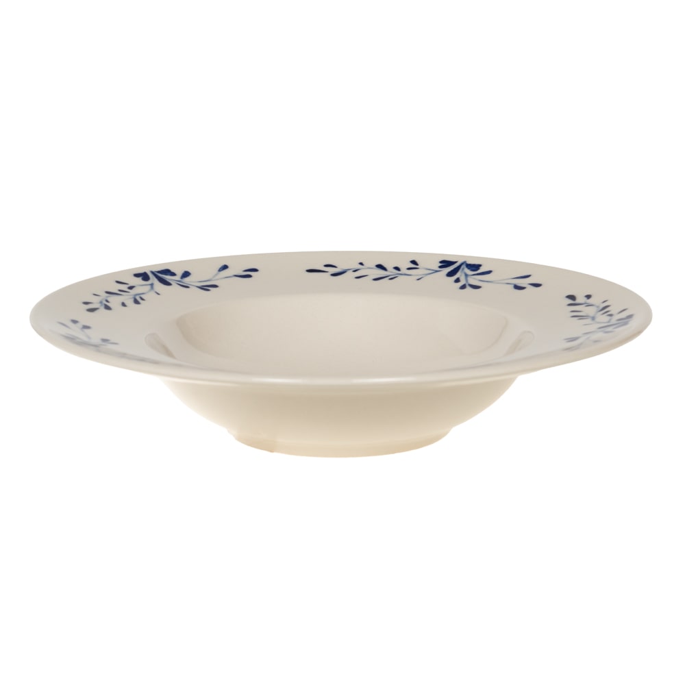 Assiette à pâtes Appoline bleue 27 cm x6 -  Rond Grès Table Passion 27.00x27.00 cm