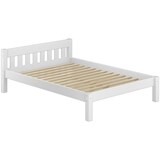 thumbnail of Doppelbett Futonbett Ehebett weiß Kiefer massiv 160x200 Matratze Rollrost 60.38-16 W M