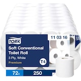 thumbnail of Tork Premium Toilettenpapier T4 3-lagig 110316 72 Rollen à 250 Blatt