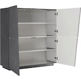 thumbnail of Madia alta 4 ante per Soggiorno Moderna 120x43x126cm Ardesia - GALAXIA