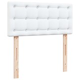 thumbnail of vidaXL Ottoman-Bett mit Matratzen & LEDs Reinweiß 90x200 cm Kunstleder