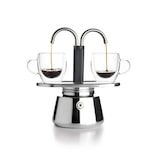 thumbnail of IBILI - Mini cafeteira expresso, 2 xícaras, 2 x 45 ml, Aço inoxidável, Adequado para indução