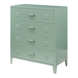 thumbnail of Helloshop26 - Praktische Metallkommode für Eingangsbereich Wohnzimmer oder Schlafzimmer mit 4 Schubladen Stahl 92 x 80 x 40 cm 03_0009308