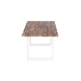 thumbnail of SalesFever eettafel 120 x 80 cm | tafelblad acacia 35 mm | U-frame metaal