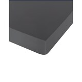 thumbnail of Lençol liso 90 algodão extra macio fabricado na Espanha Cinza Escuro Naturals