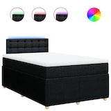 thumbnail of vidaXL Boxspringbett mit Matratze Schwarz 120x200 cm Stoff