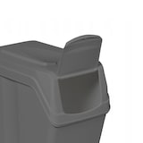 thumbnail of Prosperplast Juego de 3 cubos de reciclaje con capacidad de 60 litros de compartimentos en color gris 39x23x33 cm