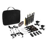 thumbnail of Motorola T82 Extreme Quad Set – 4 UHF‑Walkies, 10 km, Schwarz/Gelb, LED‑Lampe