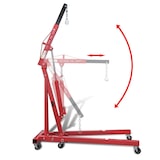 thumbnail of Gru idraulica pieghevole gruetta per officina sollevamento motori 2000 kg