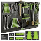 thumbnail of Werkzeugwand 120 x 60 cm 17 tlg. Set Metall Lochwand Werkzeugaufbewahrung Lagersystem